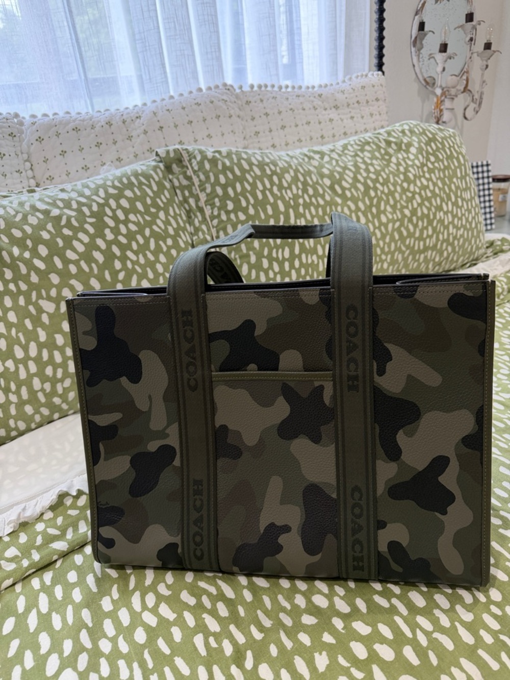 Coach Camo Tote Bag
